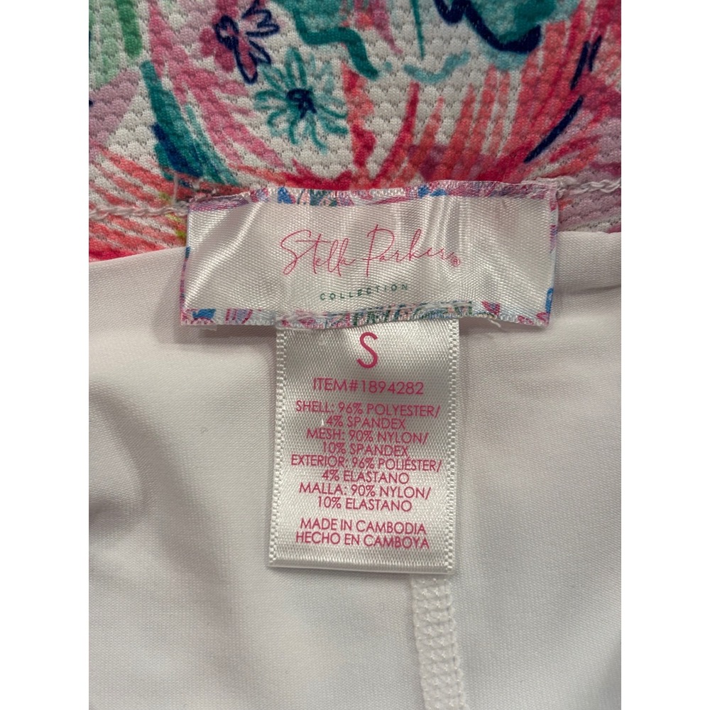 2 pc Kerisma Stella Parker Small Skort & top Womens Teal Floral Activewear - Picture 8 of 14